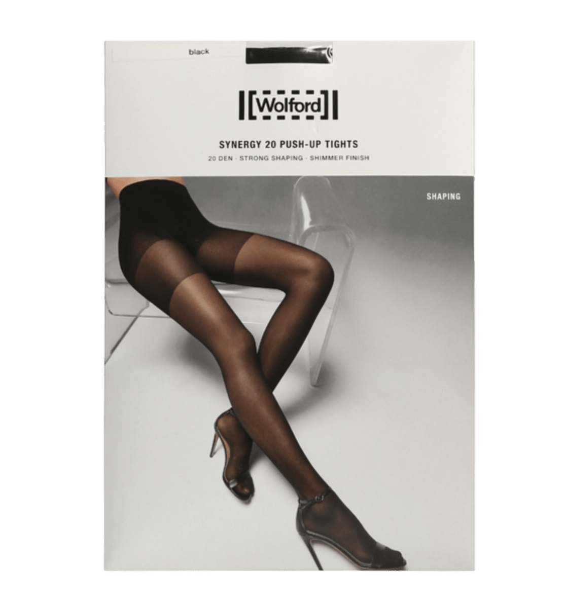 Wolford Black Synergy 20 Shaping Puh - up Tights, 20 Den UK XS - Reliked