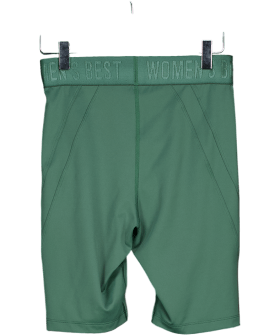 Womens Best Green Hold Cycling Shorts UK S - Reliked