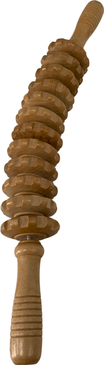 Wooden Massage Roller Stick - Curved Wood Therapy Massage Tool For Body Sculpting, Myofascial Release & Lymphatic Drainage - Maderoterapia Massager Helps Reduce Cellulite Appearance One size - Reliked