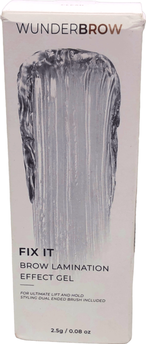Wunderbrow Fix It Brow Lamination Effect Gel Clear 2.5 g - Reliked
