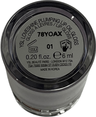 YSL Plumping Lip Oil Gloss Thunder Stealer 6ml - Reliked