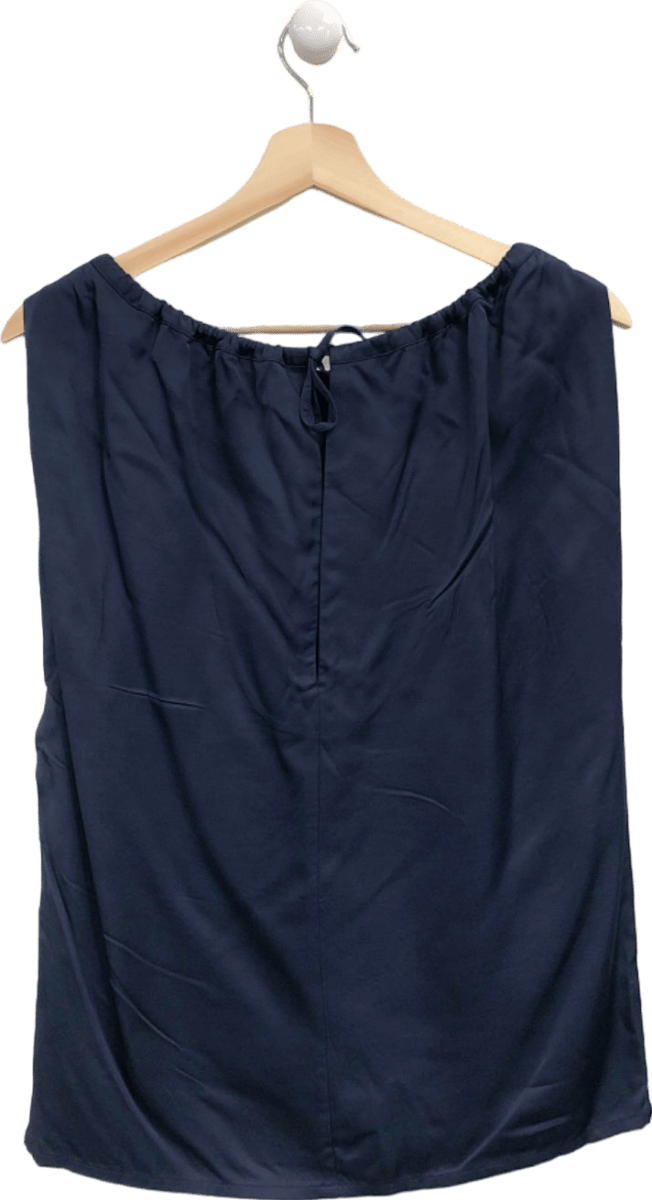 Yves Salomon Navy Top Size UK 6 - Reliked