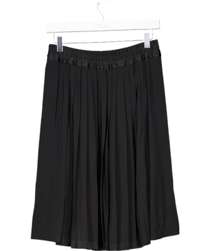 Zadig & Voltaire Black July Crepe Pleated Skirt Fr36 UK 8