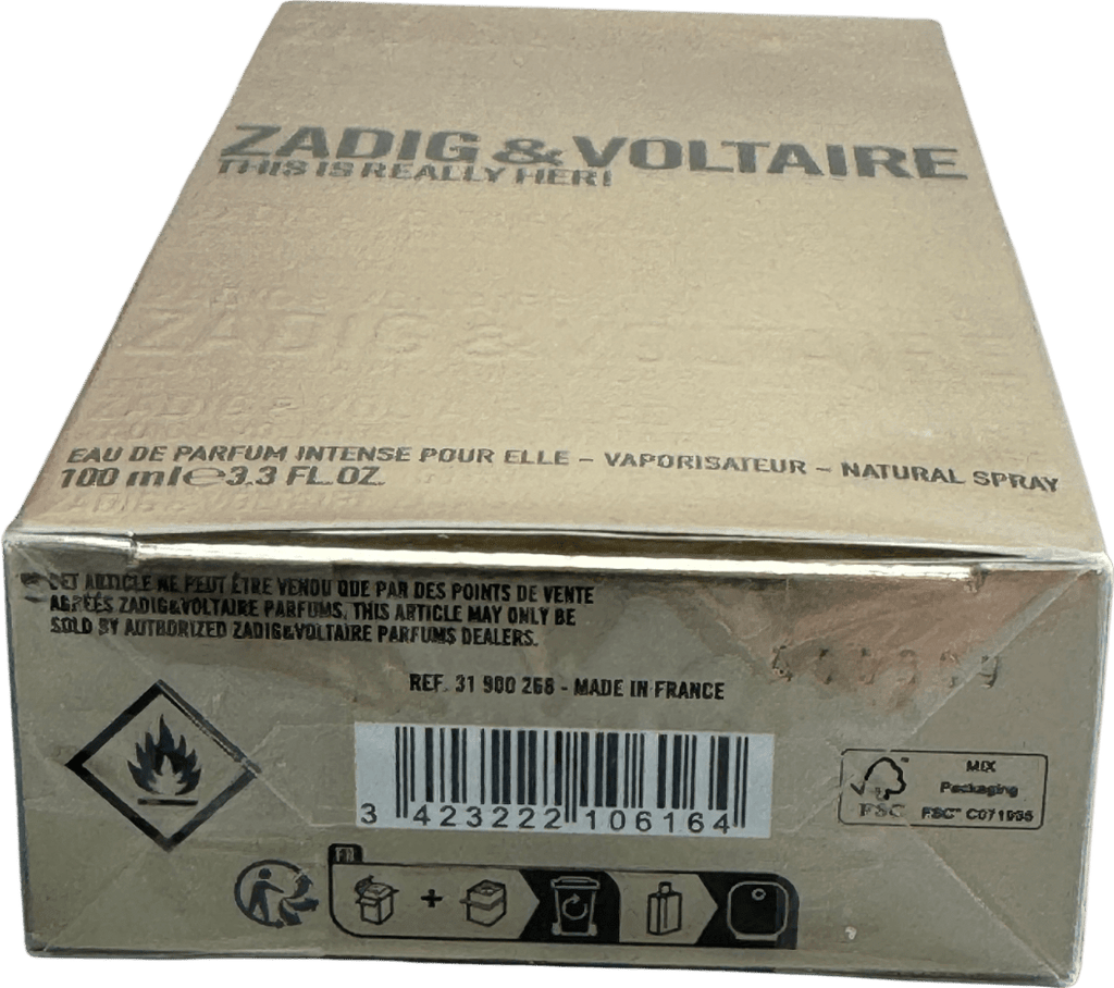 Zadig & Voltaire This Is Her! Eau De Parfum Spray 100ml - Reliked