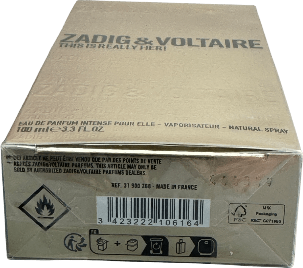 Zadig & Voltaire This Is Her! Eau De Parfum Spray 100ml - Reliked