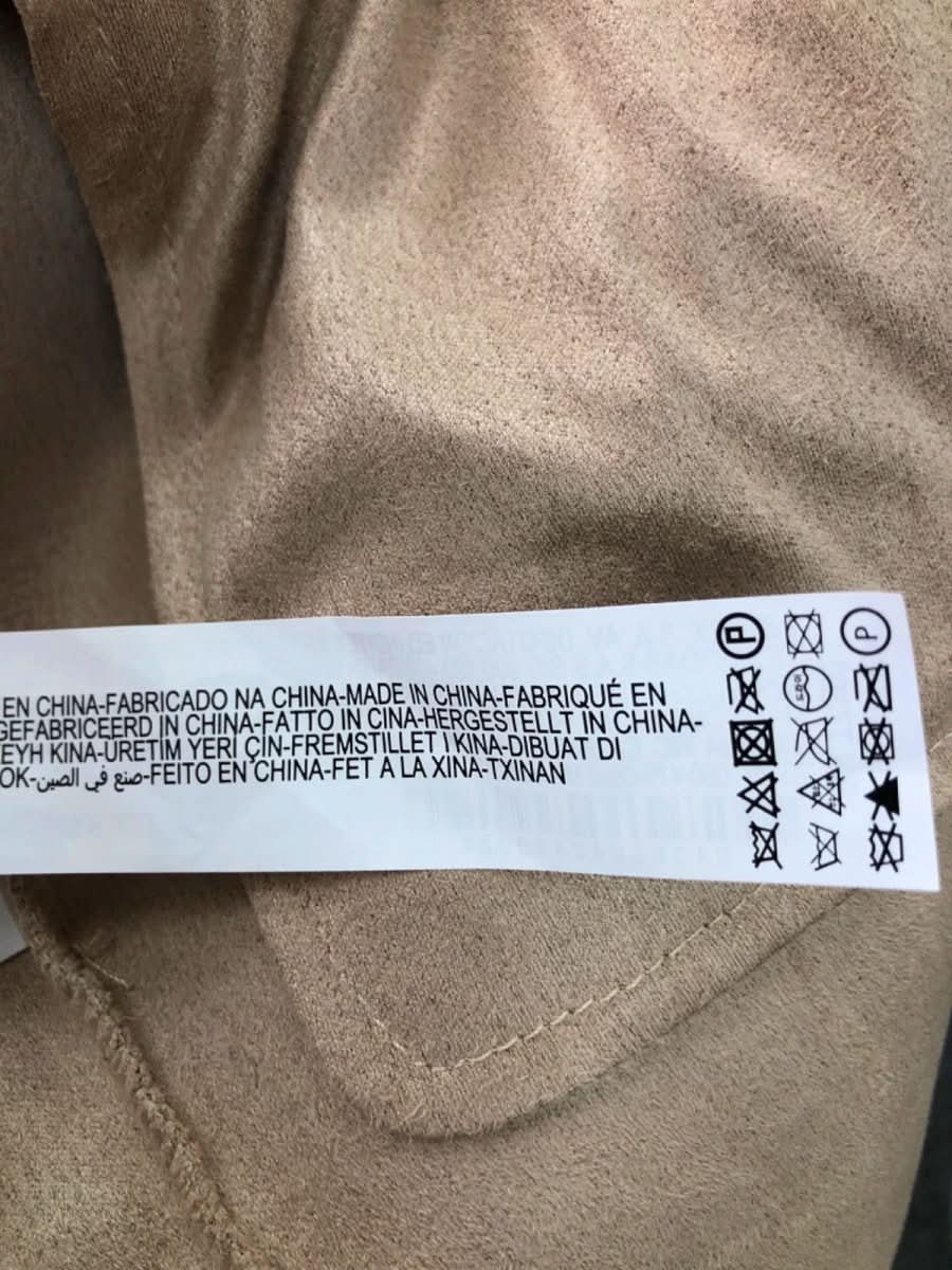 Zara Beige Faux Fur Gilet UK S - Reliked