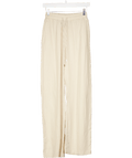 ZARA Beige High Waisted Linen Trouser UK XS - Reliked