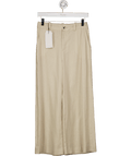 ZARA Beige Linen Trousers UK XS - Reliked
