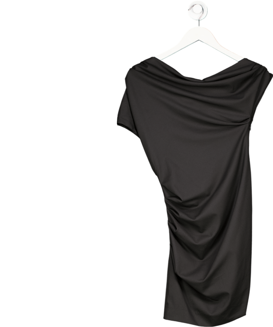 ZARA Black Asymmetric Short Dress UK XS - Reliked