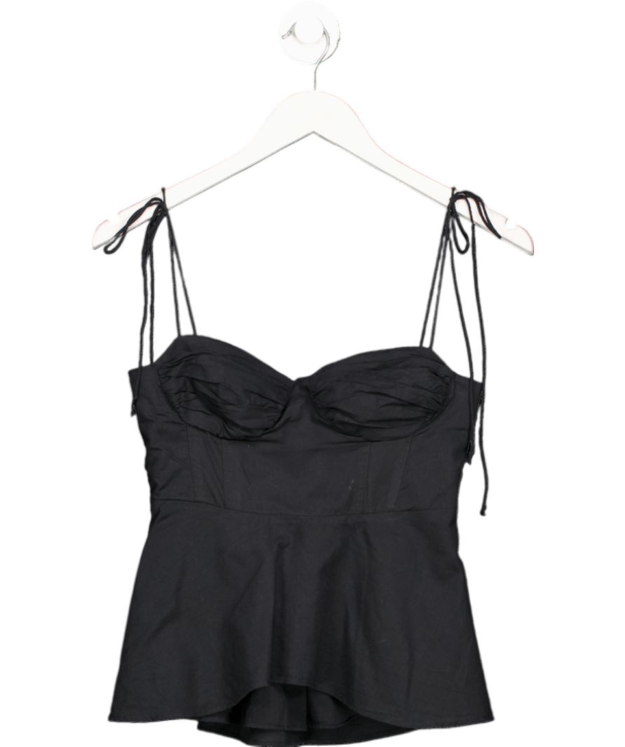 ZARA Black Bustier Top UK S - Reliked