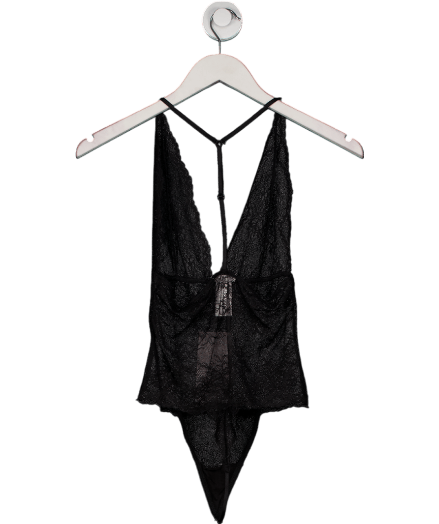 ZARA Black Lace Bodysuit UK S - Reliked