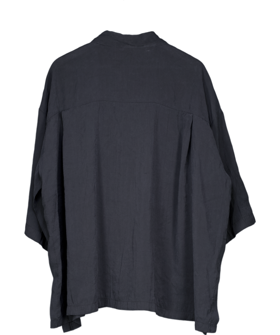 ZARA Black Long Sleeve Shirt UK XL - Reliked