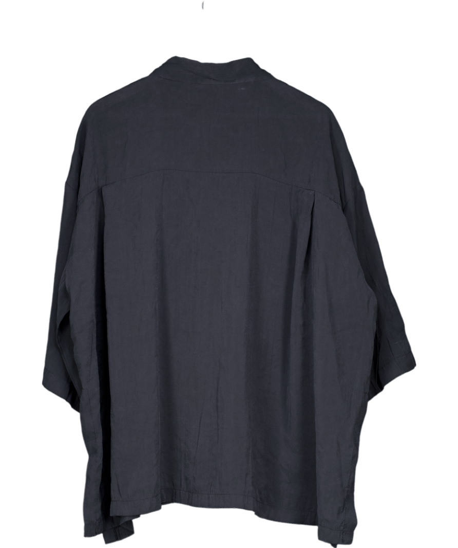 ZARA Black Long Sleeve Shirt UK XL - Reliked