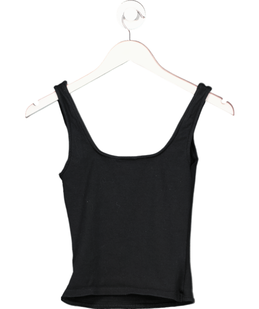 ZARA Black Wide Strap Top UK M - Reliked