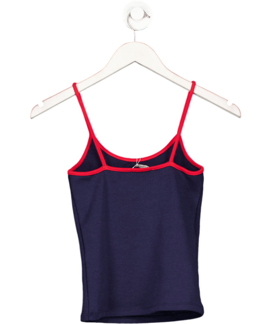 ZARA Blue Constrast Strap Vest Top UK S - Reliked