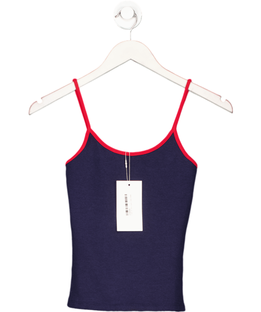 ZARA Blue Constrast Strap Vest Top UK S - Reliked
