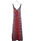 ZARA Blue Floral Print Maxi Dress UK S - Reliked