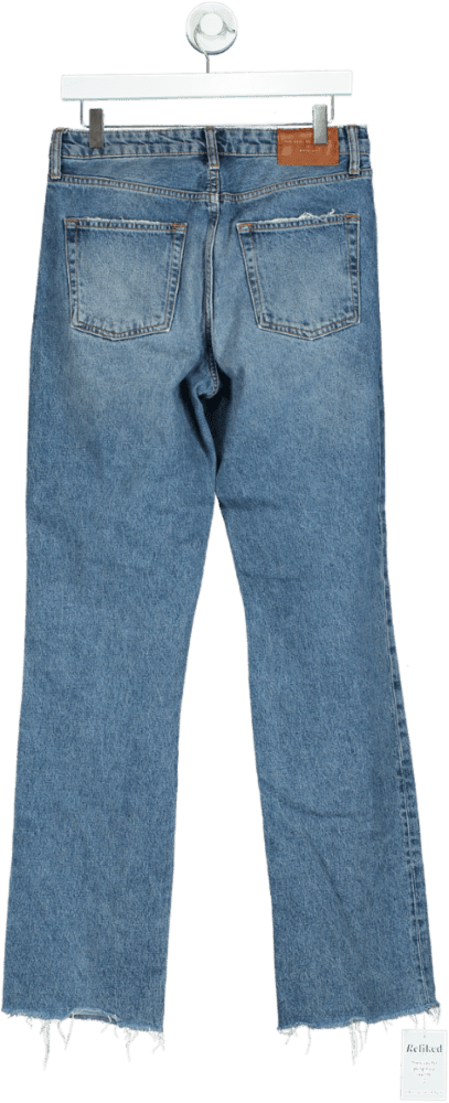 Zara Blue Straight Leg Jeans UK 6 - Reliked