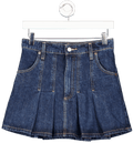 ZARA Blue The Denim Mini Skirt UK XS - Reliked