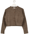 ZARA Brown Cardigan With Vents UK S - Reliked