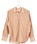 ZARA Brown Long Sleeve Check Shirt UK XL - Reliked