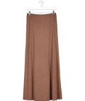 ZARA Brown Seamless Maxi Skirt UK M - Reliked
