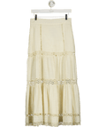 ZARA Cream Crochet Lace Skirt UK XS - Reliked