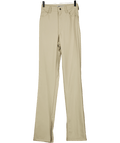 ZARA Cream Faux Leather Slit Hem Trousers UK 4 - Reliked