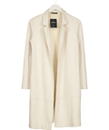 ZARA Cream Faux Suede Longline Jacket UK S - Reliked