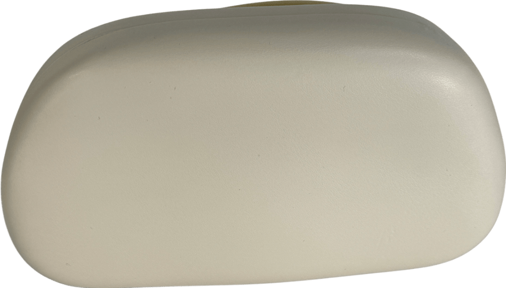 ZARA Cream / Gold Scultpural Handle Clutch Bag With Crossbody Chain One Size - Reliked