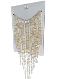 ZARA Cream Pearlescent Drop Necklace One Size - Reliked