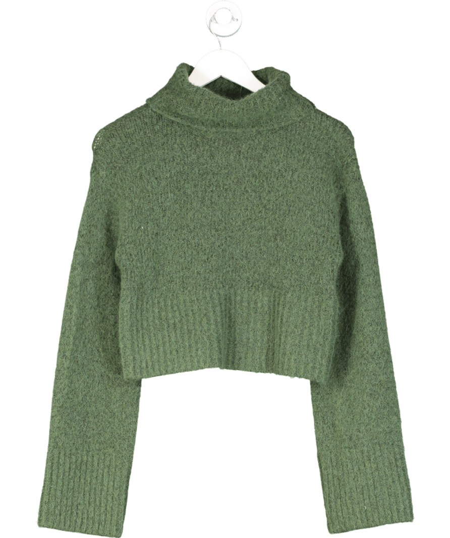 ZARA Green Soft Knit Sweater UK XS - Reliked