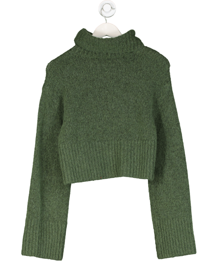 ZARA Green Soft Knit Sweater UK XS - Reliked