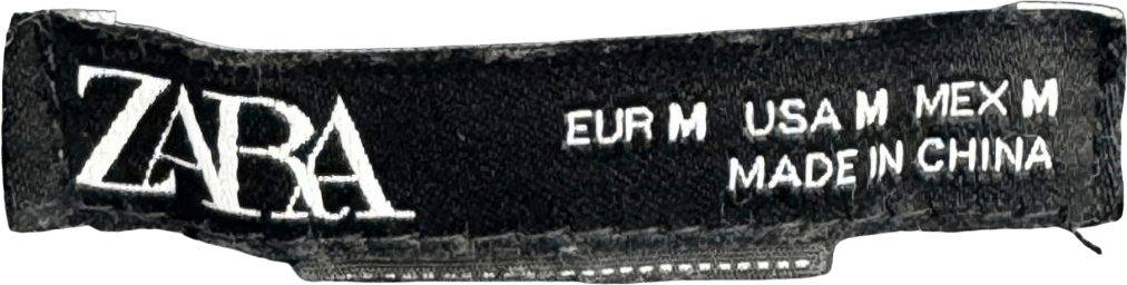 ZARA Grey Fringed Scarf UK M - Reliked