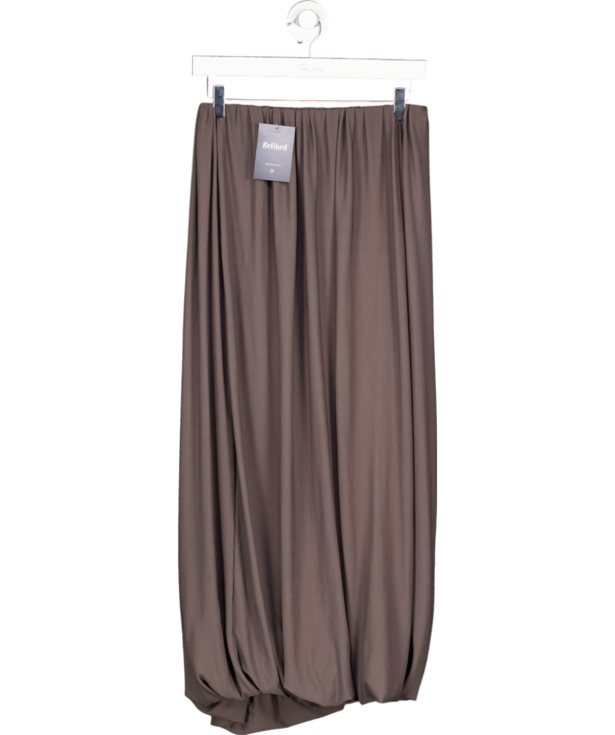 ZARA Grey Mesh Maxi Skirt UK S - Reliked