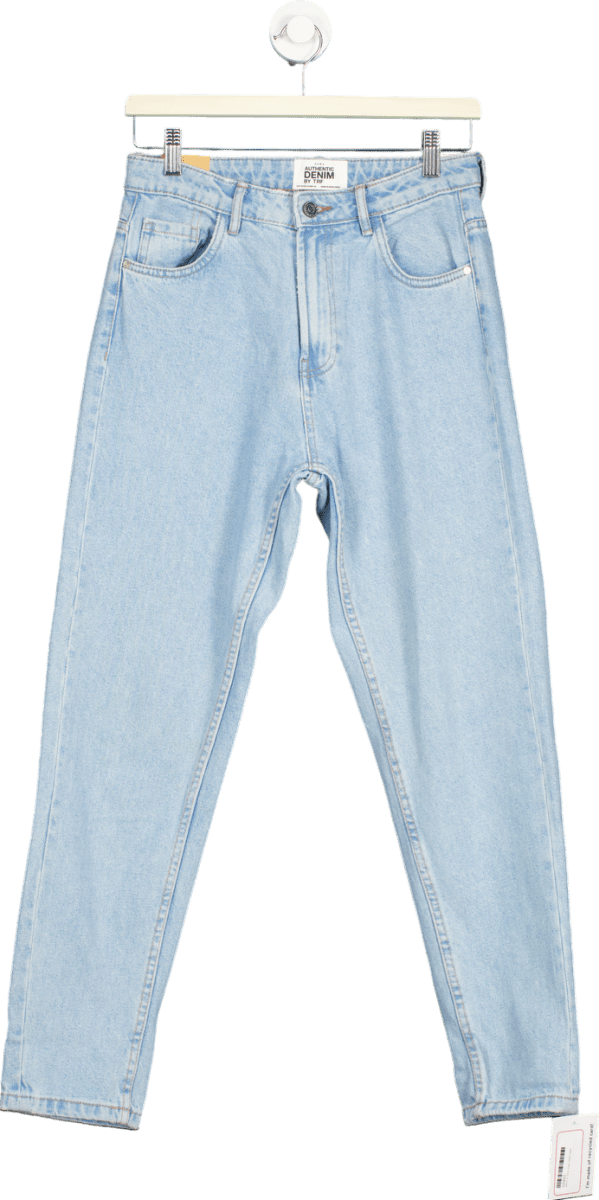 Zara Light Blue Classic Mom Fit Ankle Length Jeans EUR 36 UK 8 - Reliked