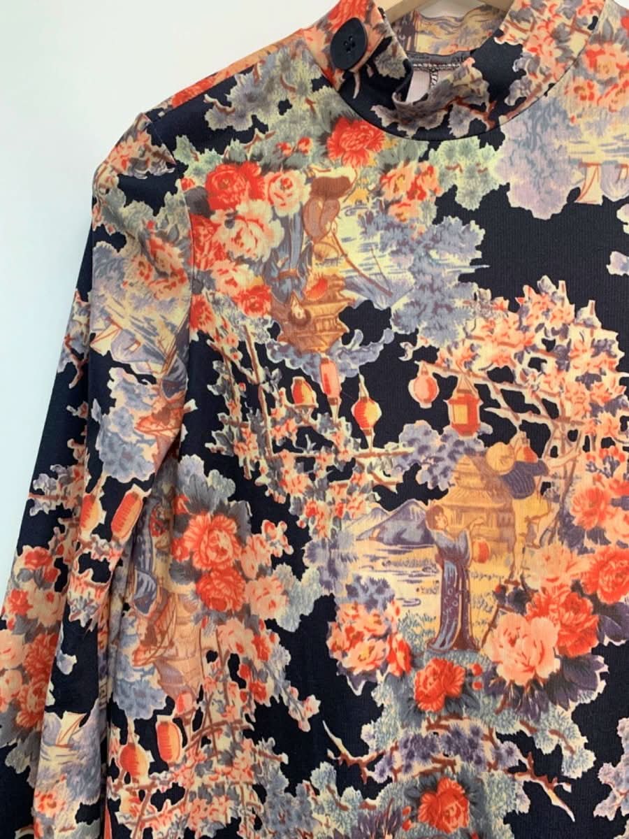 Zara Multicolour Floral Print Tunic Dress UK M - Reliked