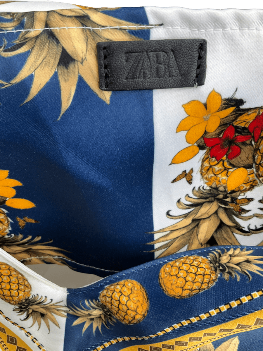 ZARA Multicoloured Multi - coloured Print Shopper - Reliked