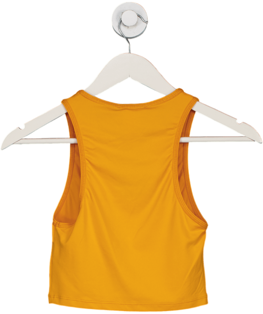 ZARA Orange Smiley Crop Top UK S - Reliked