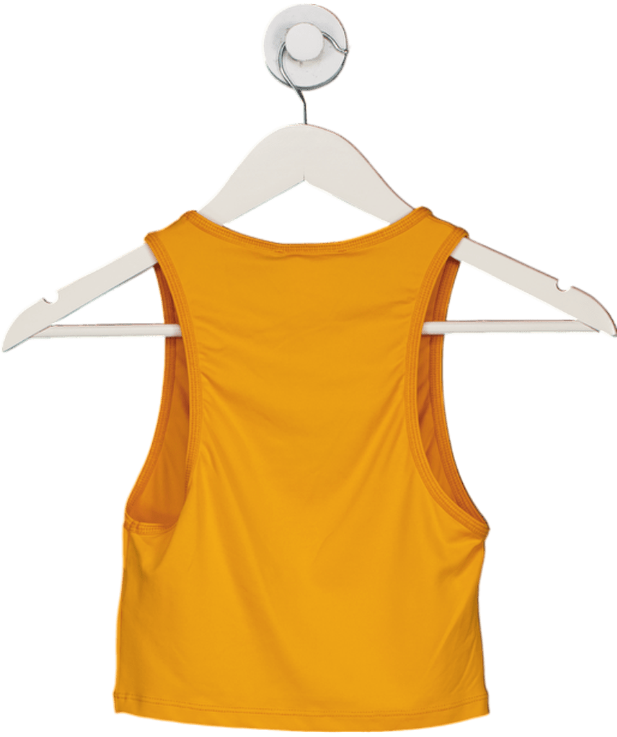 ZARA Orange Smiley Crop Top UK S - Reliked