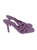 ZARA Purple Lilac Woven Kitten Heel Mules UK 5 EU 38 👠 - Reliked