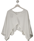 ZARA White Asymmetric Cape Kimono UK XS - Reliked