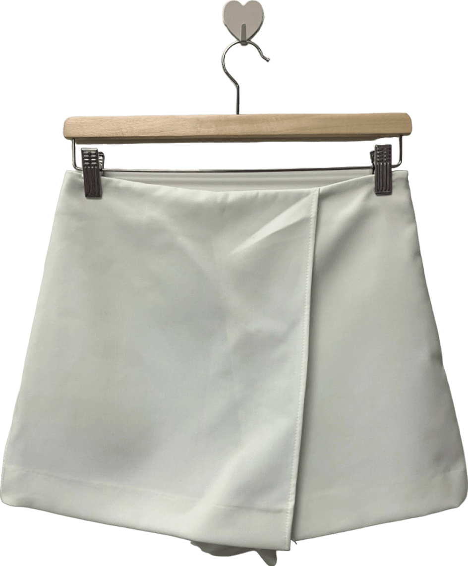 Zara White Skort EUR S USA S MEX 26 - Reliked