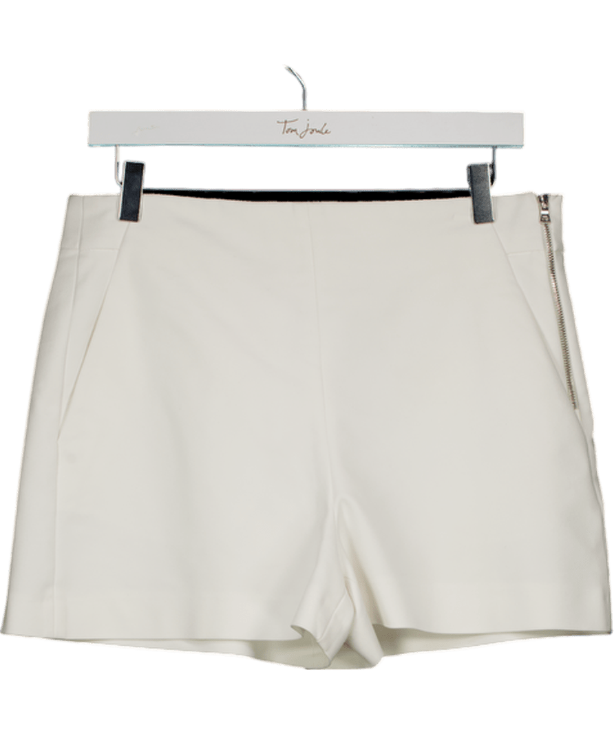 ZARA White Tailored Shorts UK L - Reliked