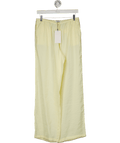ZARA Yellow Flowing Trousers UK M - Reliked