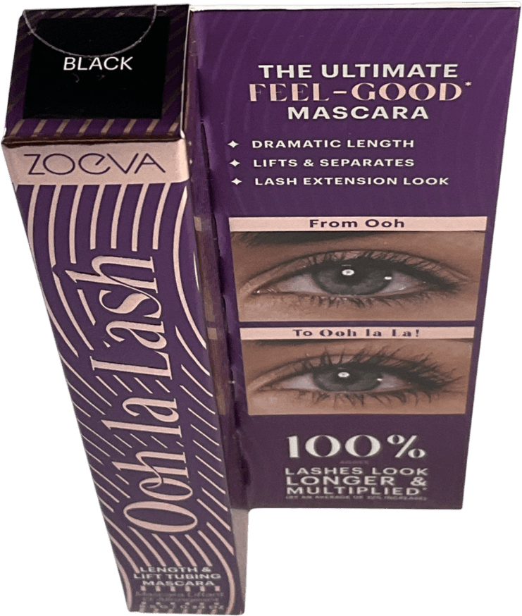 ZOEVA Ooh La Lash Length & Lift Tubing Mascara Black 8.5g - Reliked