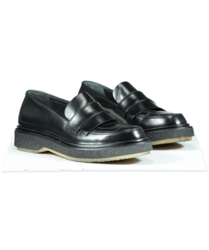 Adieu Black Type 5 Classic Leather Loafers UK 9 EU 43 👞 - 7312288547006_Front+1_Reliked.png