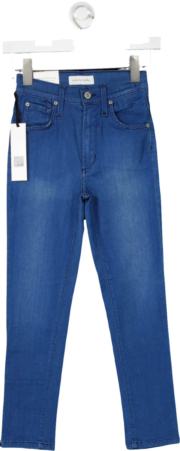 James Jeans Blue High Rise Skinny Crop Jeans BNWT W25