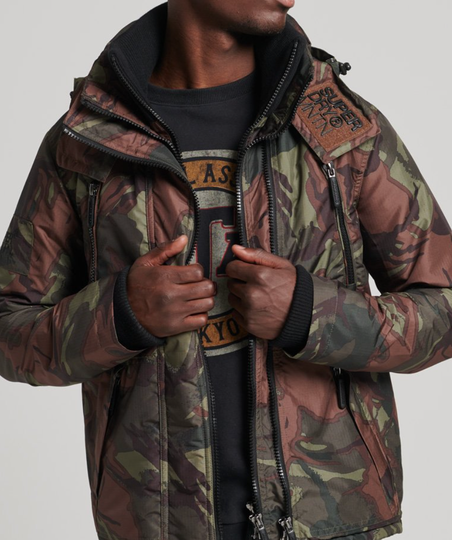 superdry camo mountain windcheater jacket uk S