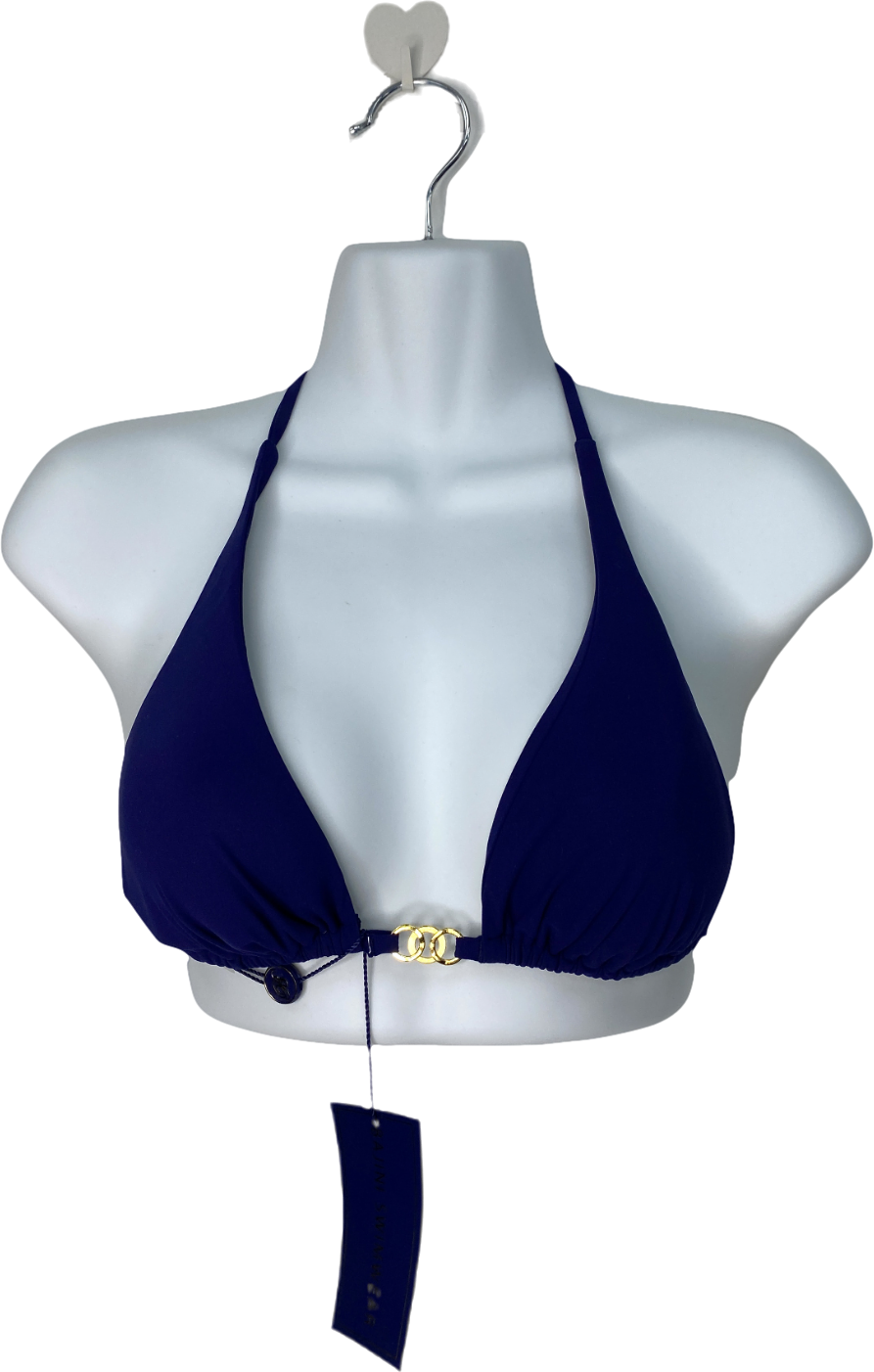 bajini swimwear Blue Lourdes Bikini Top UK S